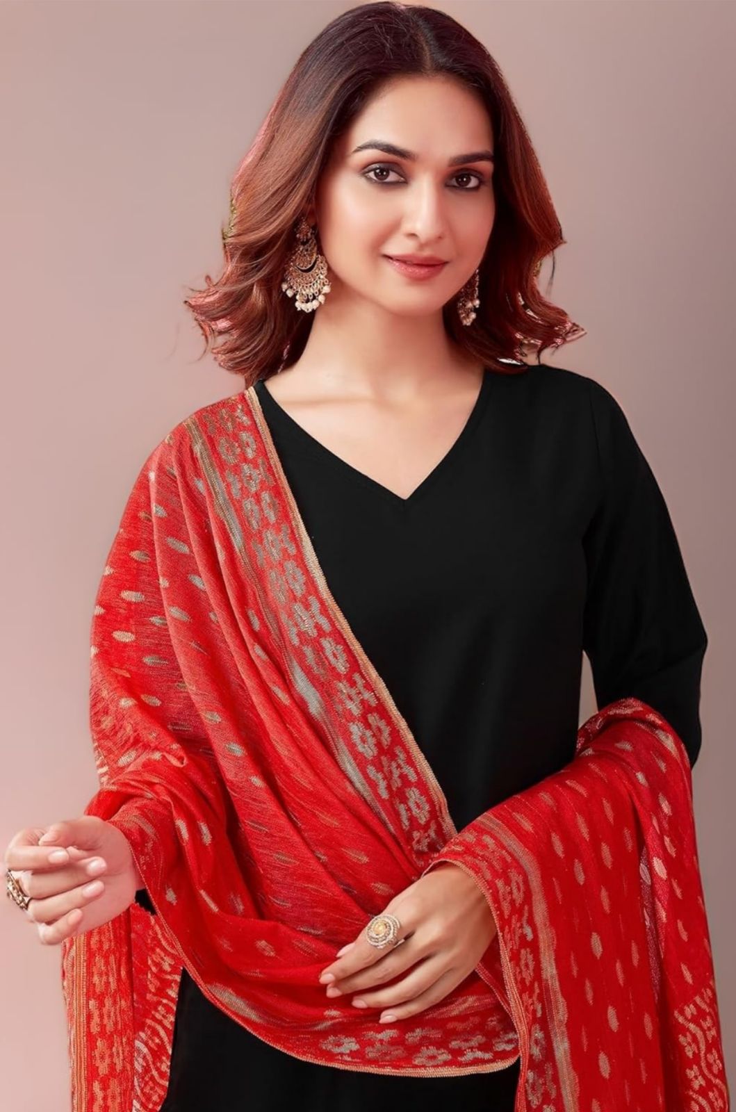 Kurta Set for Women | Kurti Set for Women | Rayon Blend Kurta Pant Set | Solid Kurta Pant with Dupatta Set