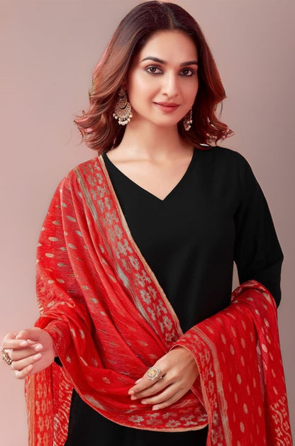 Kurta Set for Women | Kurti Set for Women | Rayon Blend Kurta Pant Set | Solid Kurta Pant with Dupatta Set